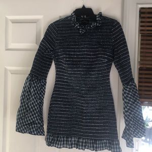 Petersyn plaid mini dress